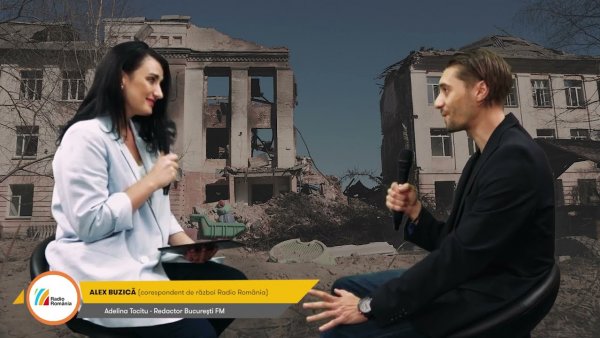 VIDEO: Războiul din Ucraina, văzut de Alex Buzică, corespondent de război Radio România